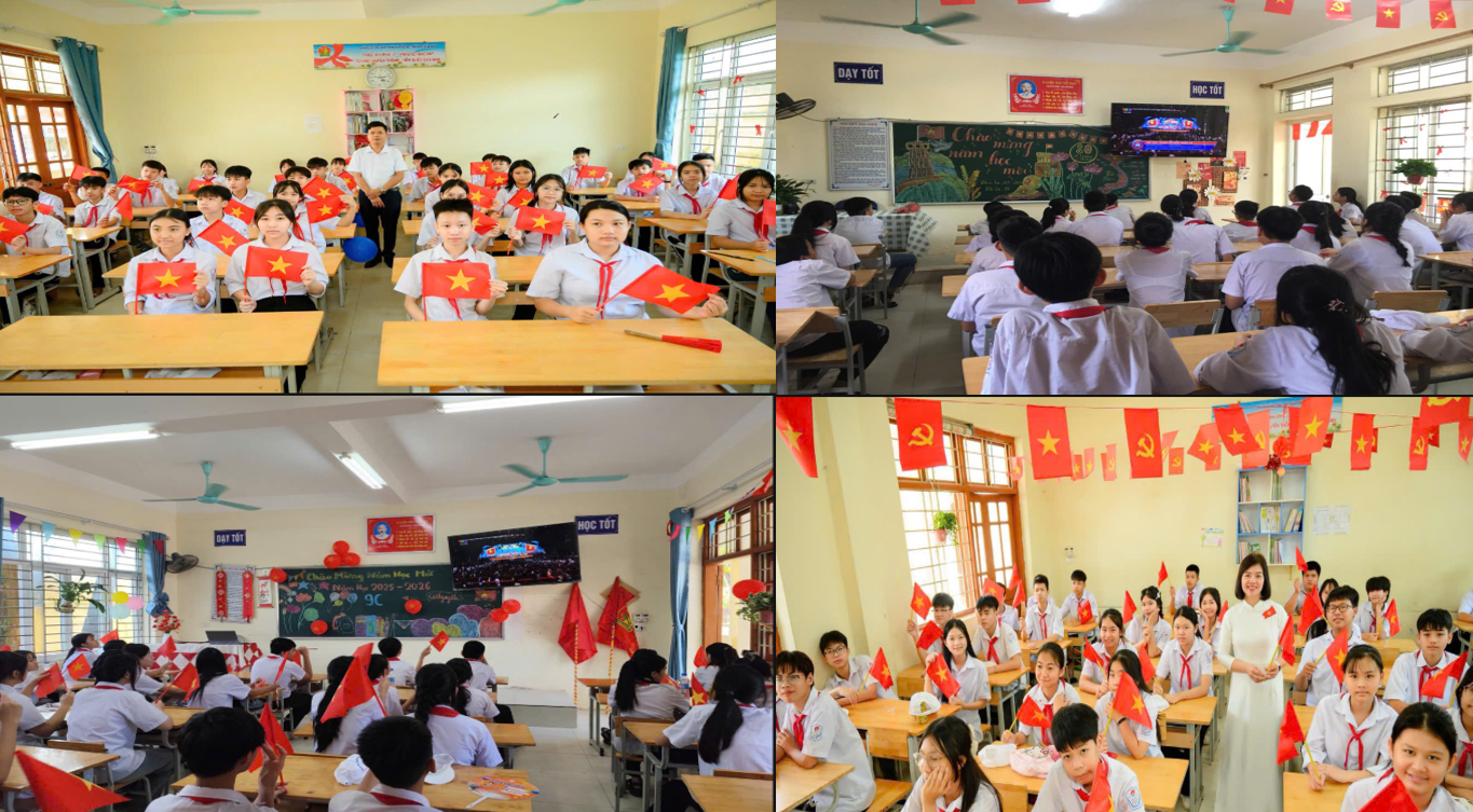 HỌC SINH TRƯỜNG THCS CHÂU SƠN CHÀO ĐÓN NĂM HỌC MỚI 2025 - 2026 VỚI KHÔNG KHÍ HÀO HỨNG PHẤN KHỞI