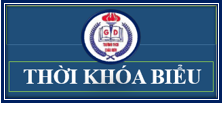 THỜI KHÓA BIỂU THỰC HIỆN TỪ 3/11/2025